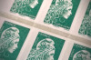des timbres verts